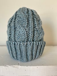 Image 2 of Beanie - Light Sky Cable £58.00