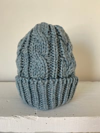 Image 1 of Beanie - Light Sky Cable £58.00