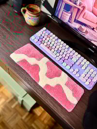 Image 2 of Cow Print Desk Rugs