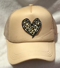 Image 2 of Heart and Flower Trucker Hat