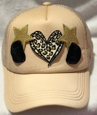 Image 3 of Heart and Flower Trucker Hat