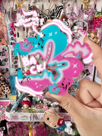 Image 2 of tropical hibiscus carabiner