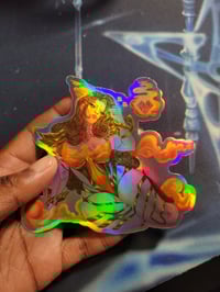 Image 3 of Marvel Rivals Emma Frost || 4" Holographic Sticker