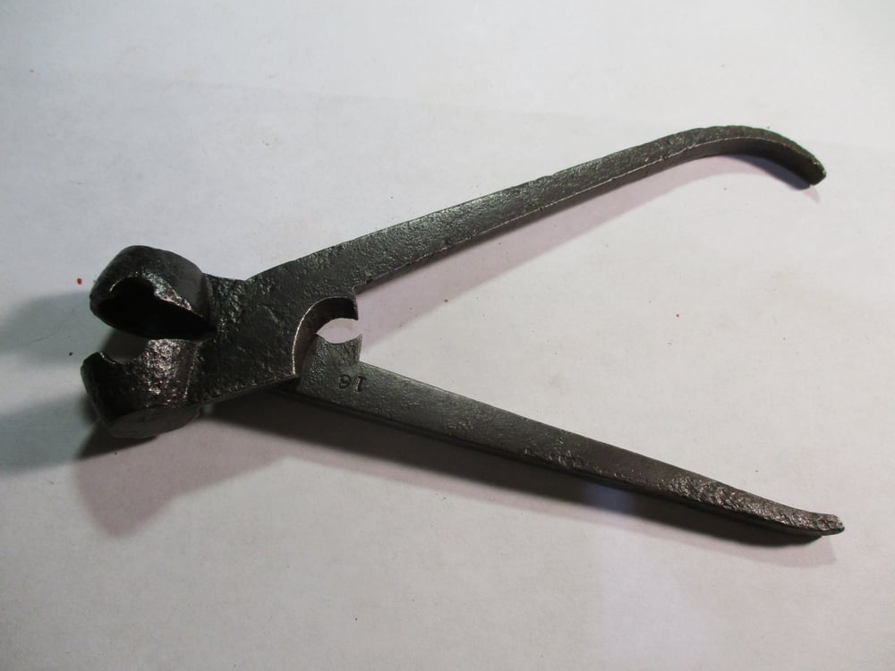 #193-CIVIL WAR SALE: HEAVY IRON(?) METAL BULLET MOLD FOR ROUND BALL