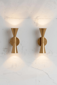 Bass Sconces Mid Century Modern