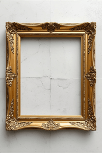 Gold Painted Frame 2 x 3ft
