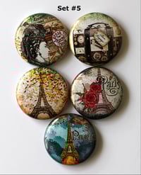 Image 6 of I Love Paris Buttons
