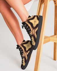 Image 1 of Eye Ri Women's Hightop Canvas Shoe - Black