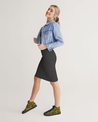 Image 3 of Camo Women's Hightop Canvas Shoe - Black