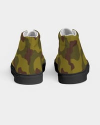 Image 5 of Camo Women's Hightop Canvas Shoe - Black