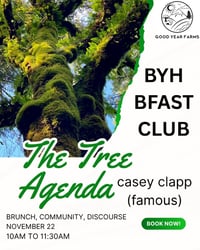 Image 1 of November Breakfast Club : The Tree Agenda
