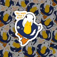 Image 1 of [STICKERS] Walk Like A Duck