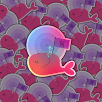 Image 1 of [STICKERS] Holo Whalien and Army