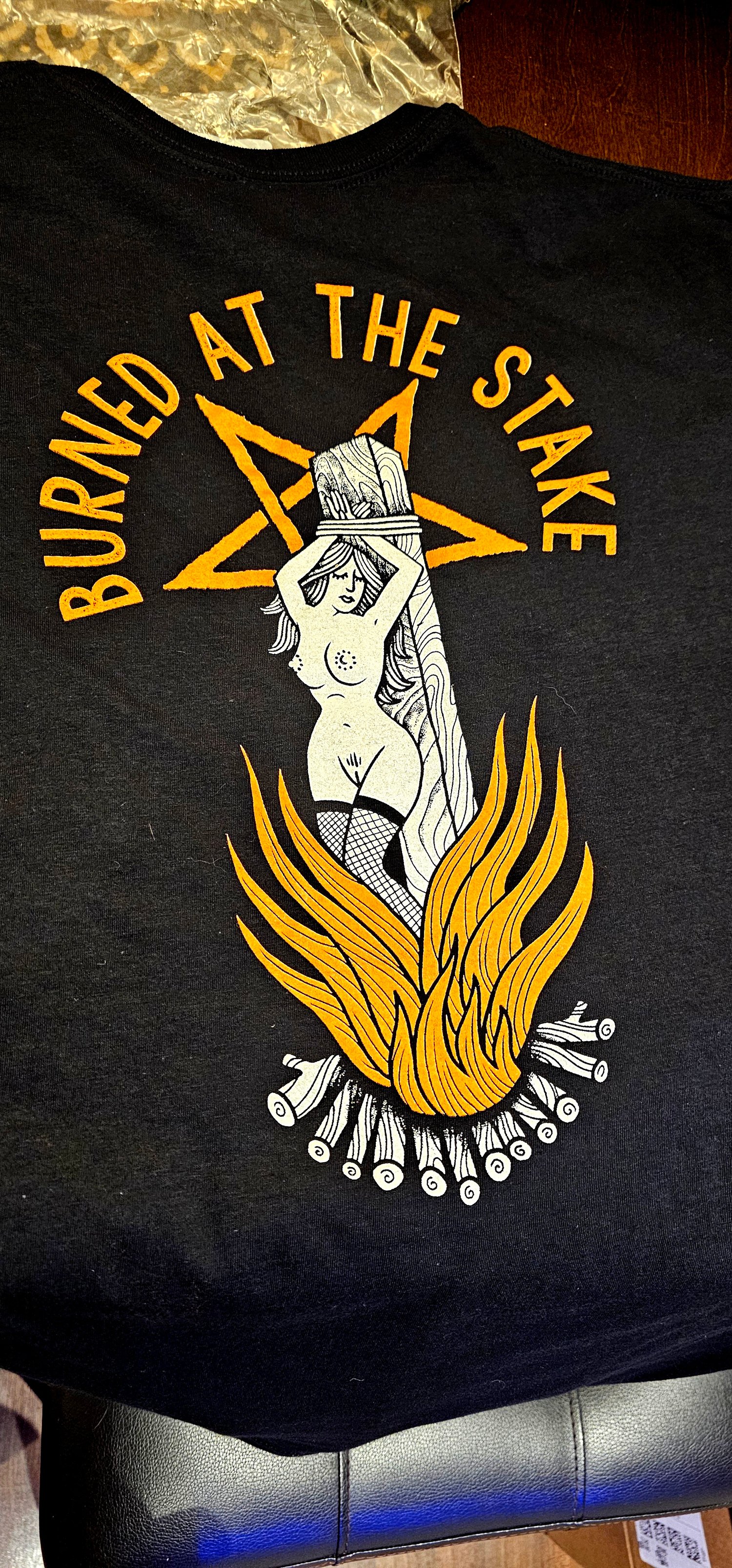 Image of Burned at the Stake Naked Witch