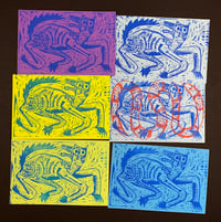 Image 3 of Hand Printed Post Cards 5 for $8
