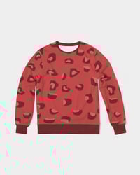 Image 1 of Pink Panther Men's All-Over Print Classic French Terry Crewneck Pullover