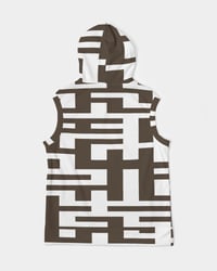 Image 2 of Gibber Pattern Men's All-Over Print Heavyweight Sleeveless Hoodie