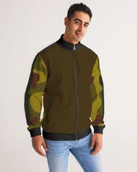 Image 2 of Camo Men's All-Over Print Stripe Sleeve Track Jacket