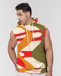 Image 3 of Swirl Men's All-Over Print Heavyweight Sleeveless Hoodie