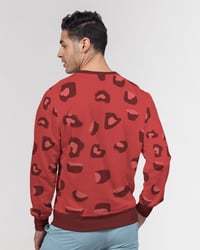 Image 5 of Pink Panther Men's All-Over Print Classic French Terry Crewneck Pullover