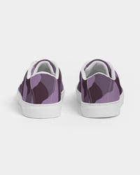 Image 5 of Purple Camo Men's Vegan-Leather Sneaker