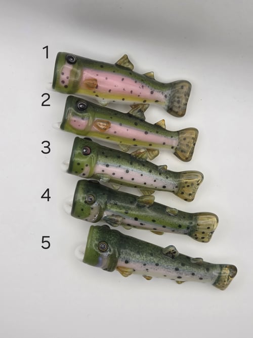 Image of FUNctional Trout Fish Whistle pendants