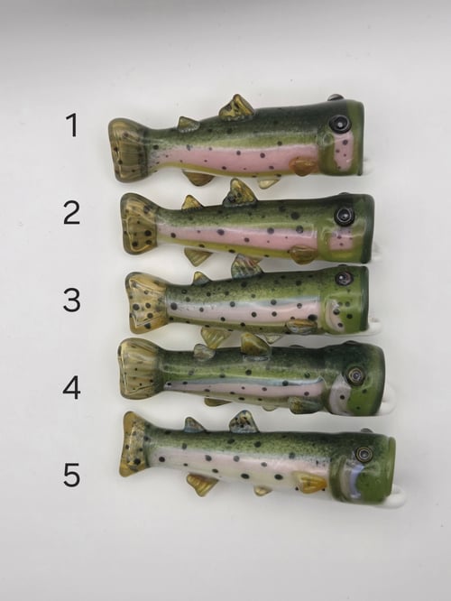 Image of FUNctional Trout Fish Whistle pendants