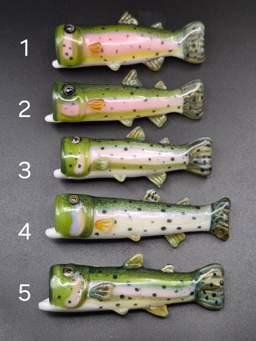 Image of FUNctional Trout Fish Whistle pendants