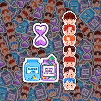 Image 1 of [STICKERS] Complex Stickers (3 options)