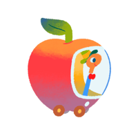 lowly worm sticker (PREORDER)