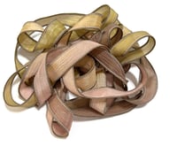 Image 4 of 1PC. CACTUS FLOWER 42" hand dyed wrist wrap bracelet silk ribbon//Yoga wrist wrap bracelet ribbon