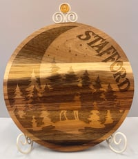 Image 2 of 9" Customized Acacia Wood Trivet