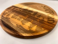 Image 3 of 9" Customized Acacia Wood Trivet