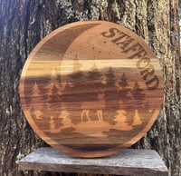 Image 4 of 9" Customized Acacia Wood Trivet