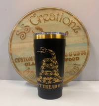 Image 1 of 20oz Black n Gold DTOM Tumbler