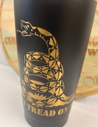 Image 2 of 20oz Black n Gold DTOM Tumbler