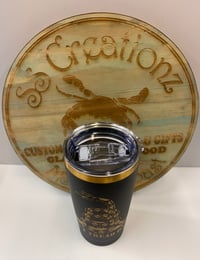 Image 4 of 20oz Black n Gold DTOM Tumbler