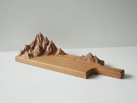 Planche "Pyrène" en chêne sculpté