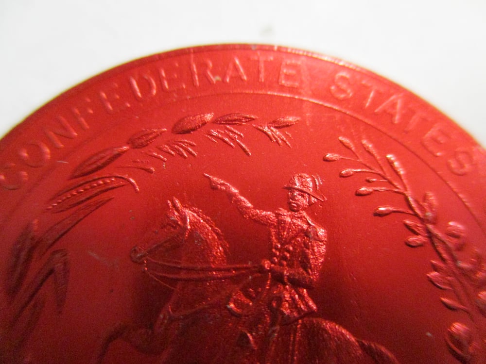 #189-CIVIL WAR SALE: MODERN VERSION "SORT OF A RESTRIKE" OF CONFEDERATE HALF DOLLAR; PLEASE READ  