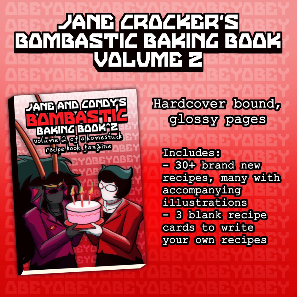 Image of [PREORDER] Jane and Condy’s Bombastic Baking Book^2 
