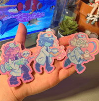 Image 3 of Fun gang “Take care” stickers