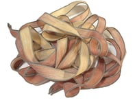 Image 1 of 1PC. SUNDIAL 42" hand dyed wrist wrap bracelet silk ribbon//Yoga wrist wrap bracelet ribbon