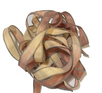 Image 2 of 1PC. SUNDIAL 42" hand dyed wrist wrap bracelet silk ribbon//Yoga wrist wrap bracelet ribbon