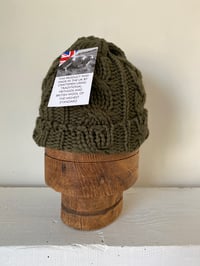 Image 8 of Beanie - Olive Cable £58.00