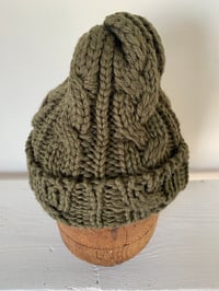 Image 9 of Beanie - Olive Cable £58.00