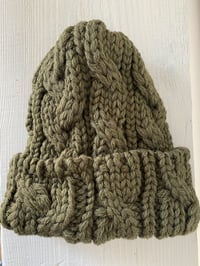 Image 14 of Beanie - Olive Cable £58.00