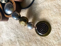 Image 1 of Mini Wave & Spiral Bib Necklace