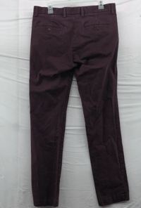 Image 2 of GAP For Good Mens Jeans Dark Solid Red Maroon Skinny Size 33/32 Casual Wear