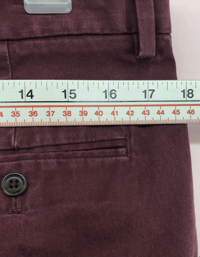 Image 4 of GAP For Good Mens Jeans Dark Solid Red Maroon Skinny Size 33/32 Casual Wear