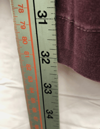 Image 5 of GAP For Good Mens Jeans Dark Solid Red Maroon Skinny Size 33/32 Casual Wear